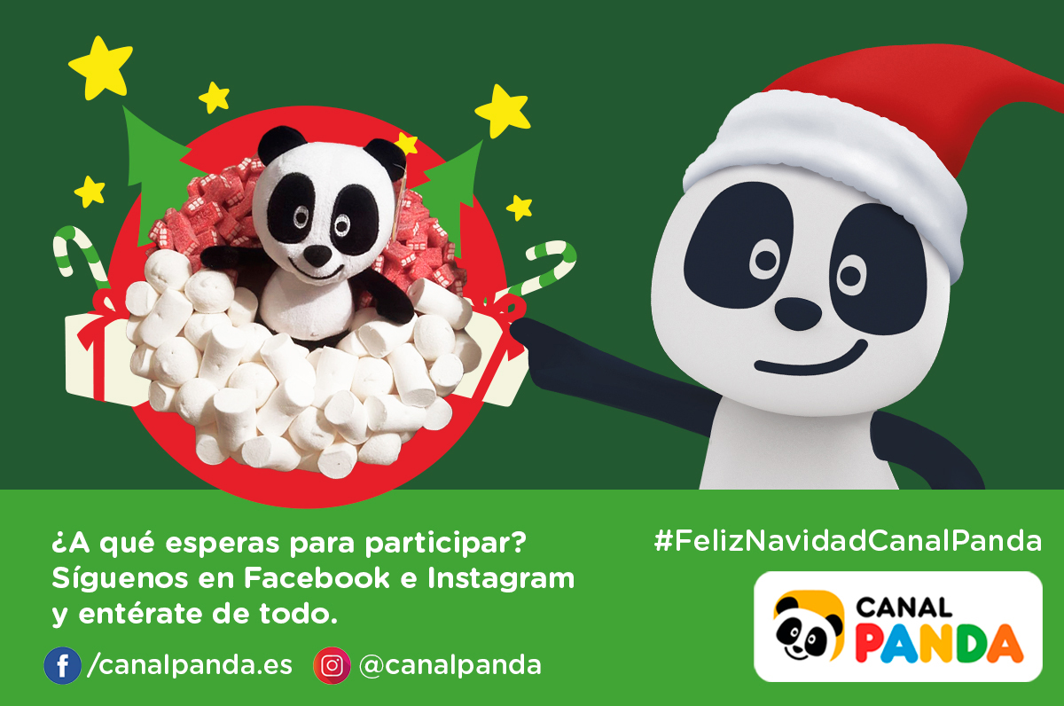 ¡Participa en nuestro concurso y gana una corona navideña de chuches con Canal Panda!