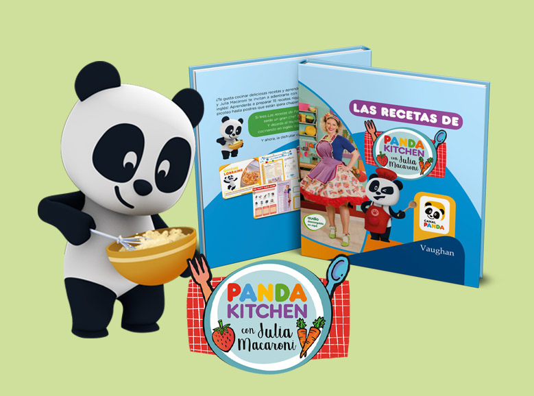 ¡Consigue el libro «Las recetas de Panda Kitchen con Julia Macaroni»!