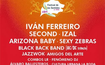 Festival de los Sentidos 2014: con Iván Ferreiro, Second, IZAL y Arizona Baby como plato fuerte