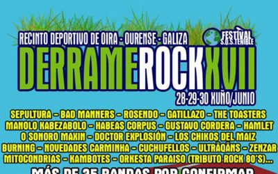 Nuevas bandas confirmadas para el Derrame Rock XVII