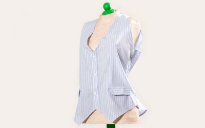 Customiza tu ropa T3 Cap 63: Cómo transformar una camisa de rayas en un chaleco para un look boho chic