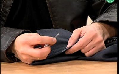 Cómo coser el bajo de un pantalón