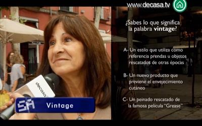 Según Alvarado: Diccionario fashion, Vintage