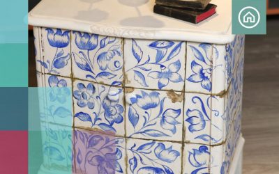 Reciclarte T5 Cap 90: Cómo decorar una mesilla como si tuviera azulejos portugueses
